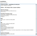 Installationsoptionen