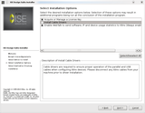 Install Cable Drivers __nicht__ auswählen (voreingestellt für Linux)