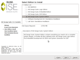 Ebedded oder System Edition auswählen (voreingestellt)