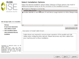 Install Cable Drivers __nicht__ auswählen (voreingestellt für Linux)